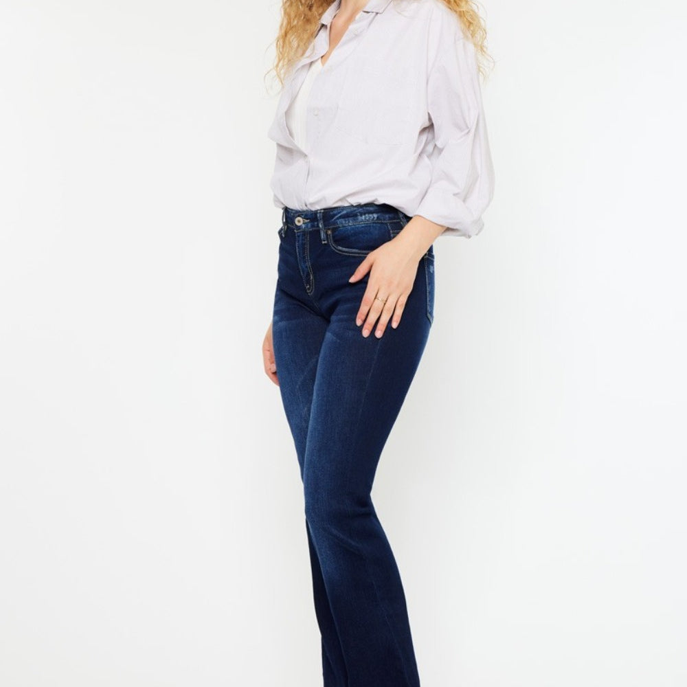 
                      
                        Kancan Mid Rise Slim Flare Jeans
                      
                    