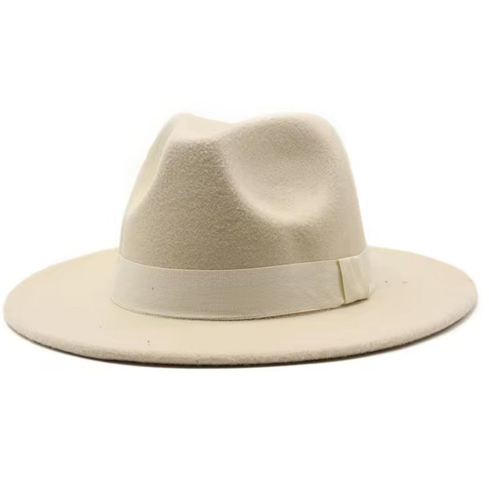 
                      
                        Women Classic Year Round Fedora Hat With Belt (Beige)
                      
                    