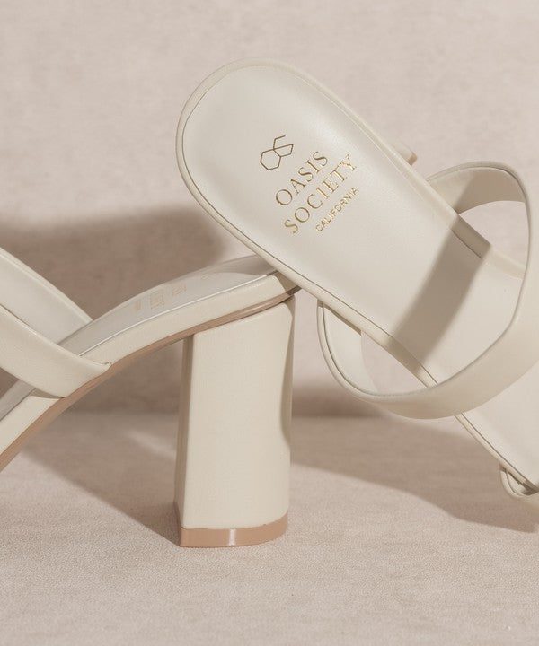 
                      
                        OASIS SOCIETY Khloe - Modern Strappy Heel
                      
                    