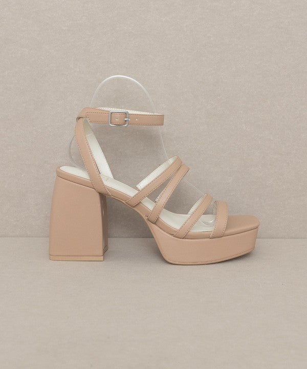 
                      
                        OASIS SOCIETY Talia - Strappy platform heel
                      
                    