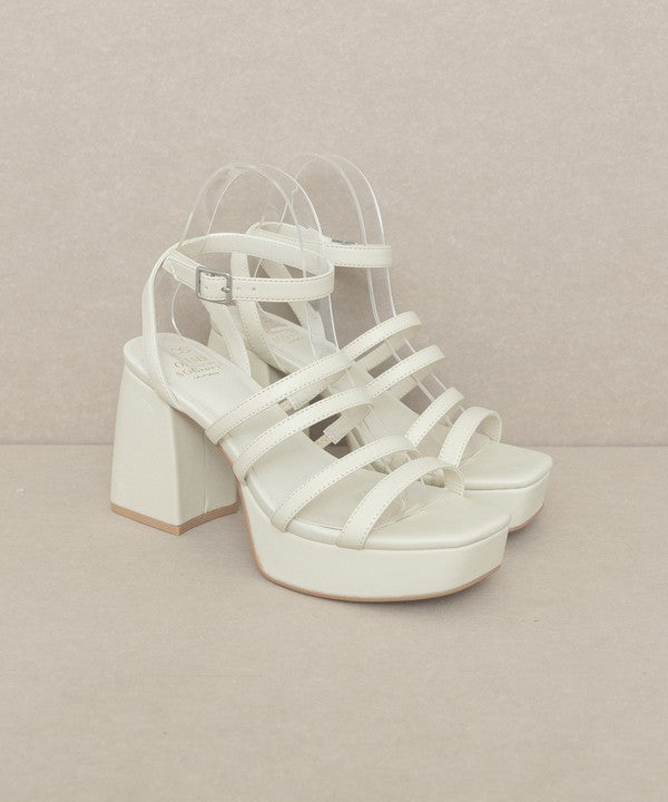 
                      
                        OASIS SOCIETY Talia - Strappy platform heel
                      
                    