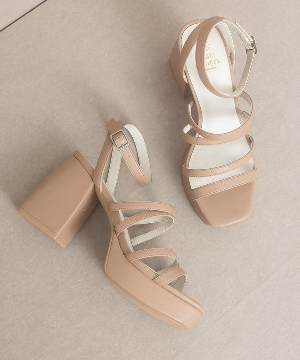 
                      
                        OASIS SOCIETY Talia - Strappy platform heel
                      
                    