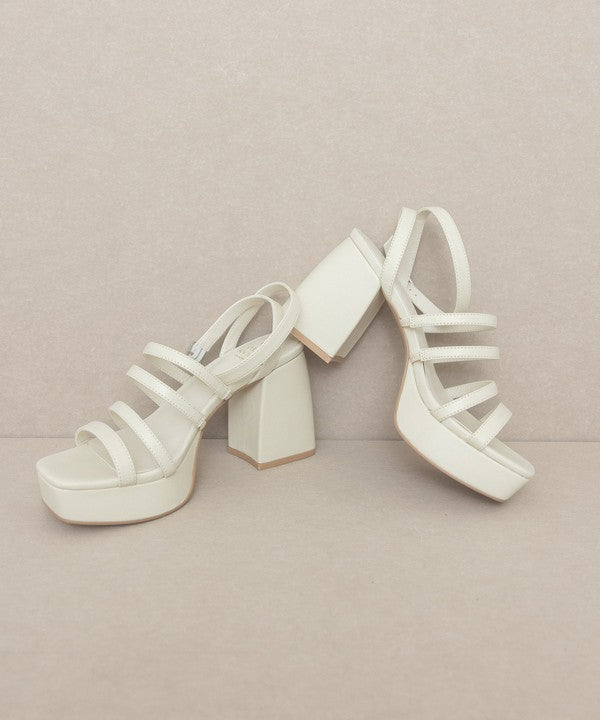 
                      
                        OASIS SOCIETY Talia - Strappy platform heel
                      
                    