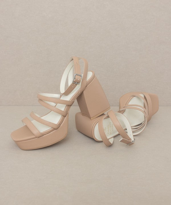 
                      
                        OASIS SOCIETY Talia - Strappy platform heel
                      
                    