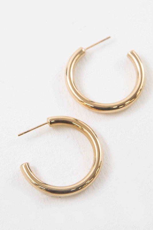 
                      
                        Canal Hoop Earrings
                      
                    