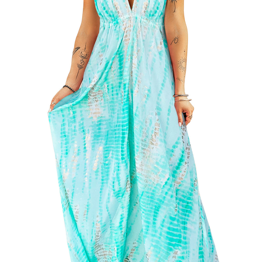 
                      
                        Tie-Dye Halter Neck Maxi Dress
                      
                    