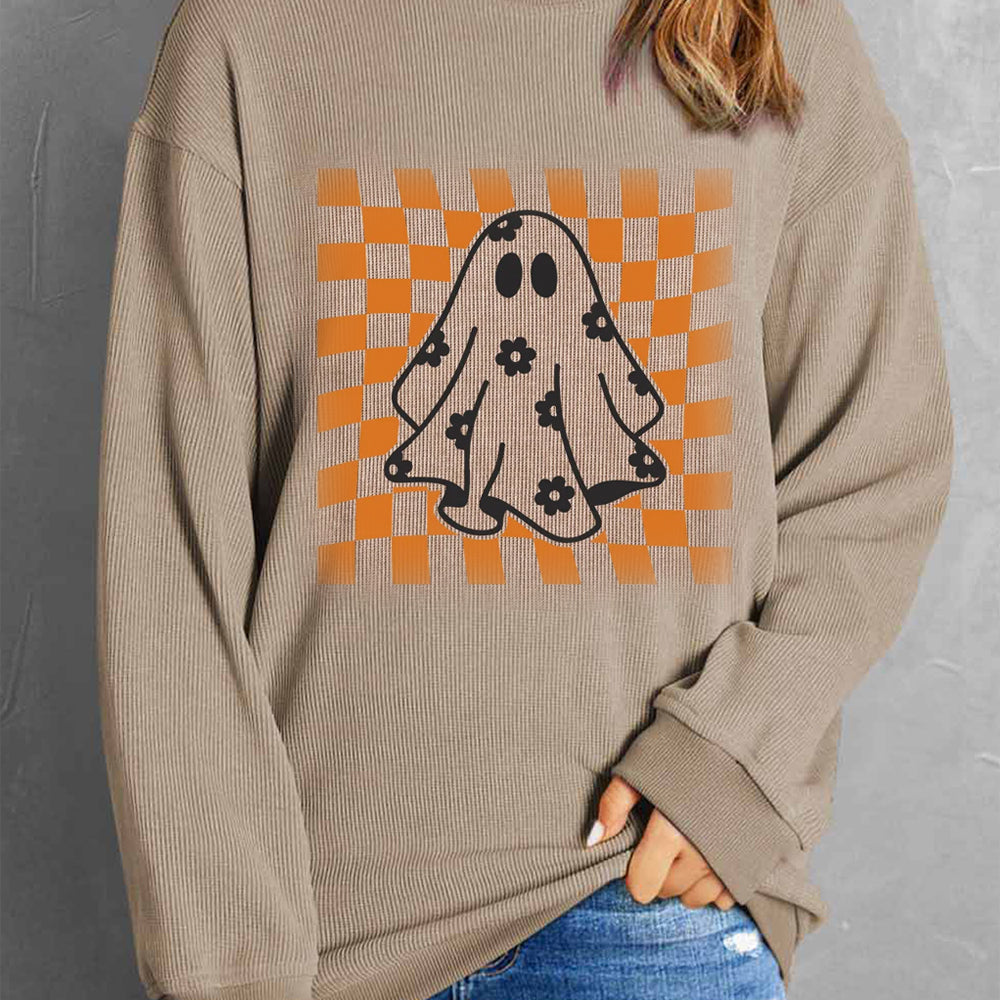 
                      
                        Ghost Round Neck Long Sleeve Sweatshirt
                      
                    