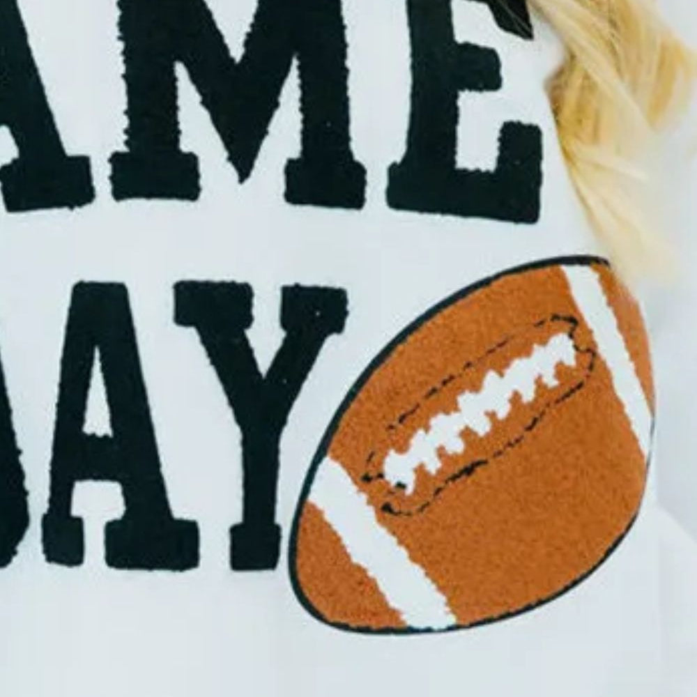 
                      
                        GAME DAY Round Neck Long Sleeve Sweatshirt
                      
                    