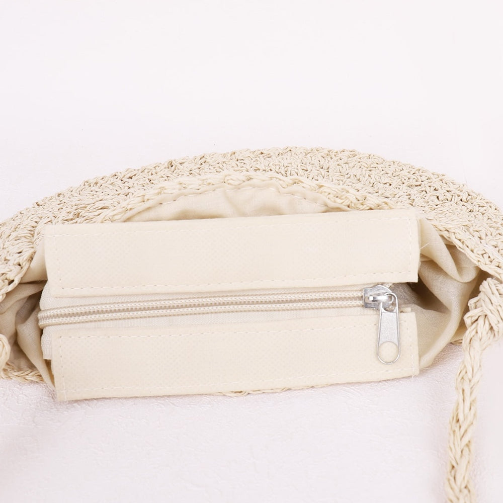 
                      
                        Tassel Straw Braided Strap Shoulder Bag
                      
                    