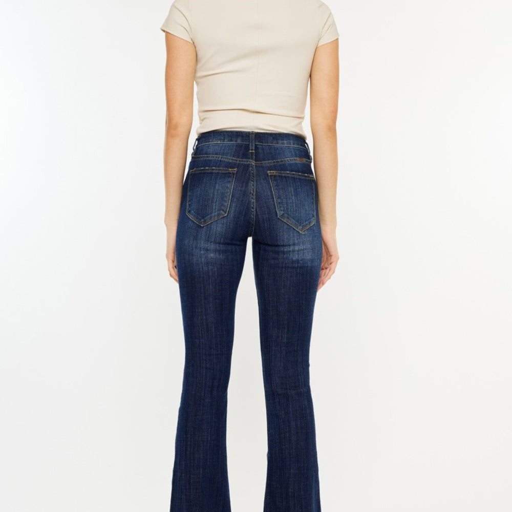 
                      
                        Kancan Full Size Mid Rise Slim Flare Jeans
                      
                    