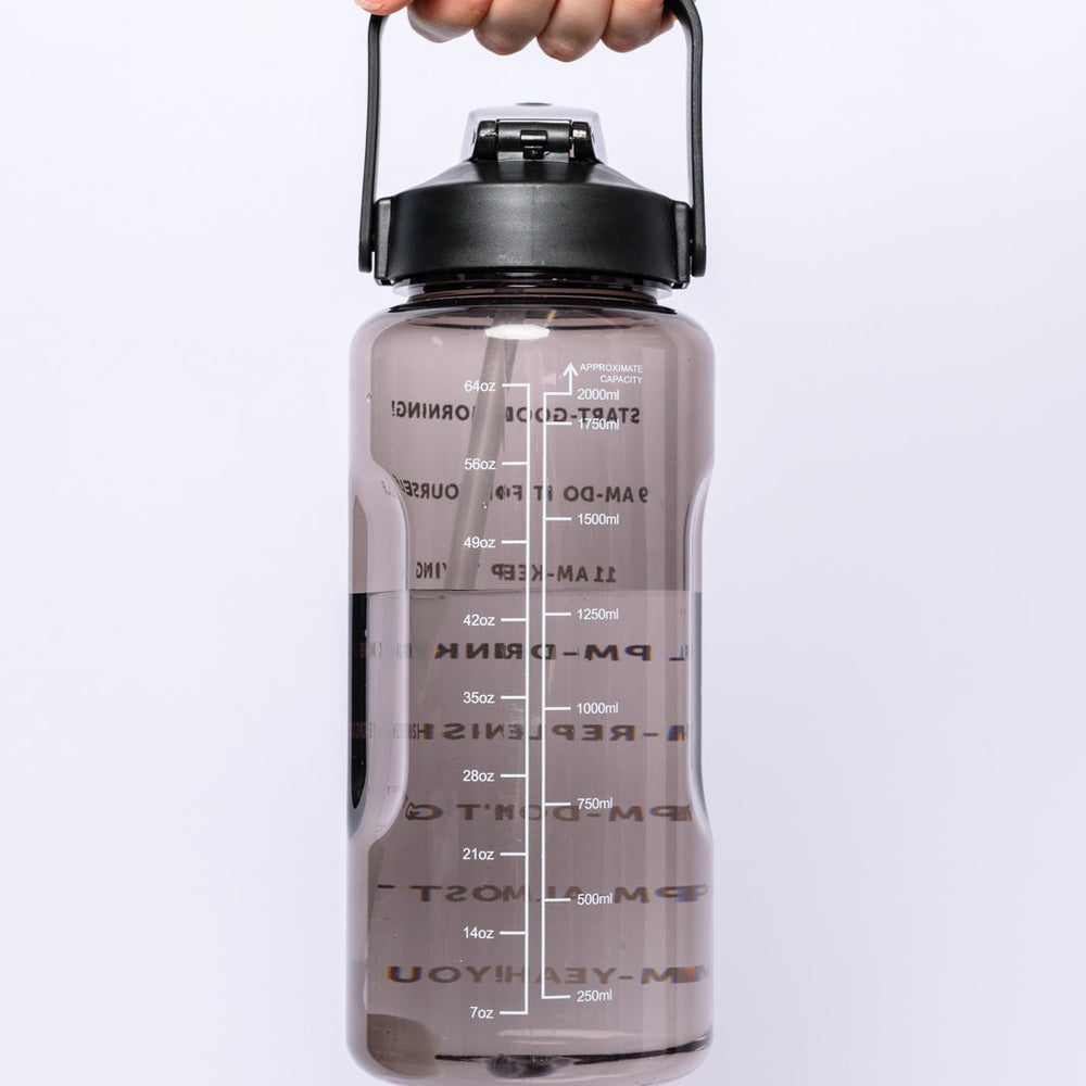 
                      
                        Elevated Water Tracking Bottle in Black
                      
                    