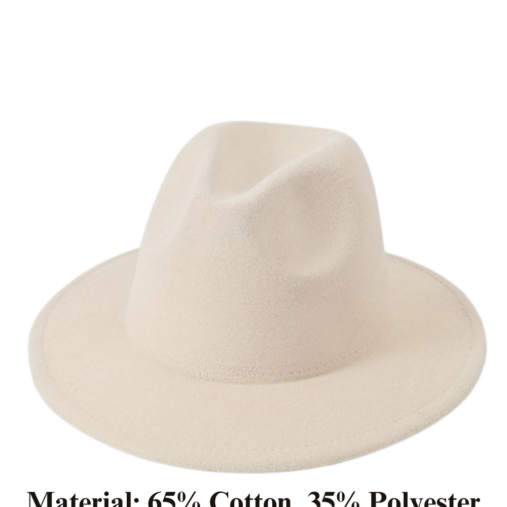 
                      
                        Casual Fedora Hats | Off White
                      
                    