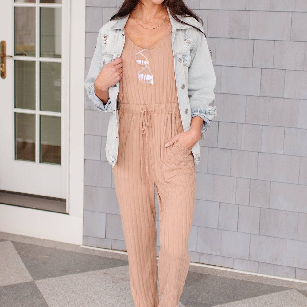 
                      
                        Cruiser Jumpsuit in Tan
                      
                    