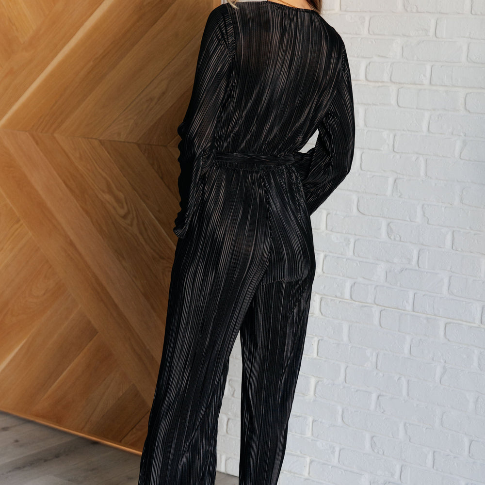 
                      
                        Night Out Plisse Jumpsuit
                      
                    