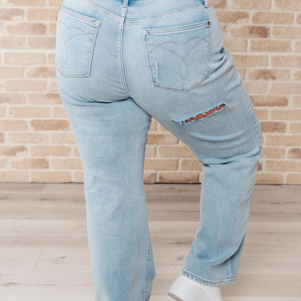 
                      
                        Parker High Rise 90's Straight Jeans
                      
                    