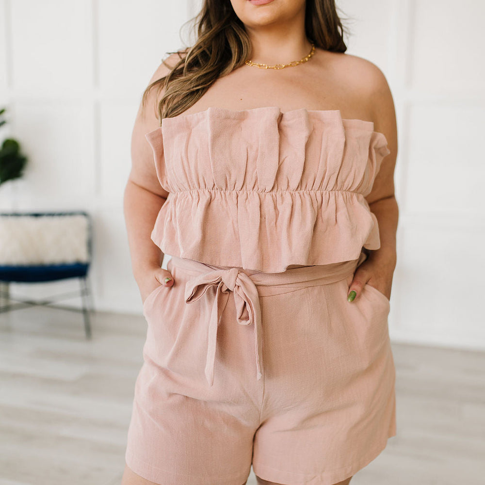 
                      
                        Pink Skies Romper
                      
                    