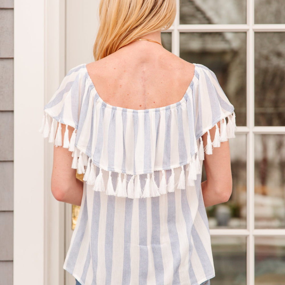 
                      
                        Set Yourself Free Striped Top
                      
                    