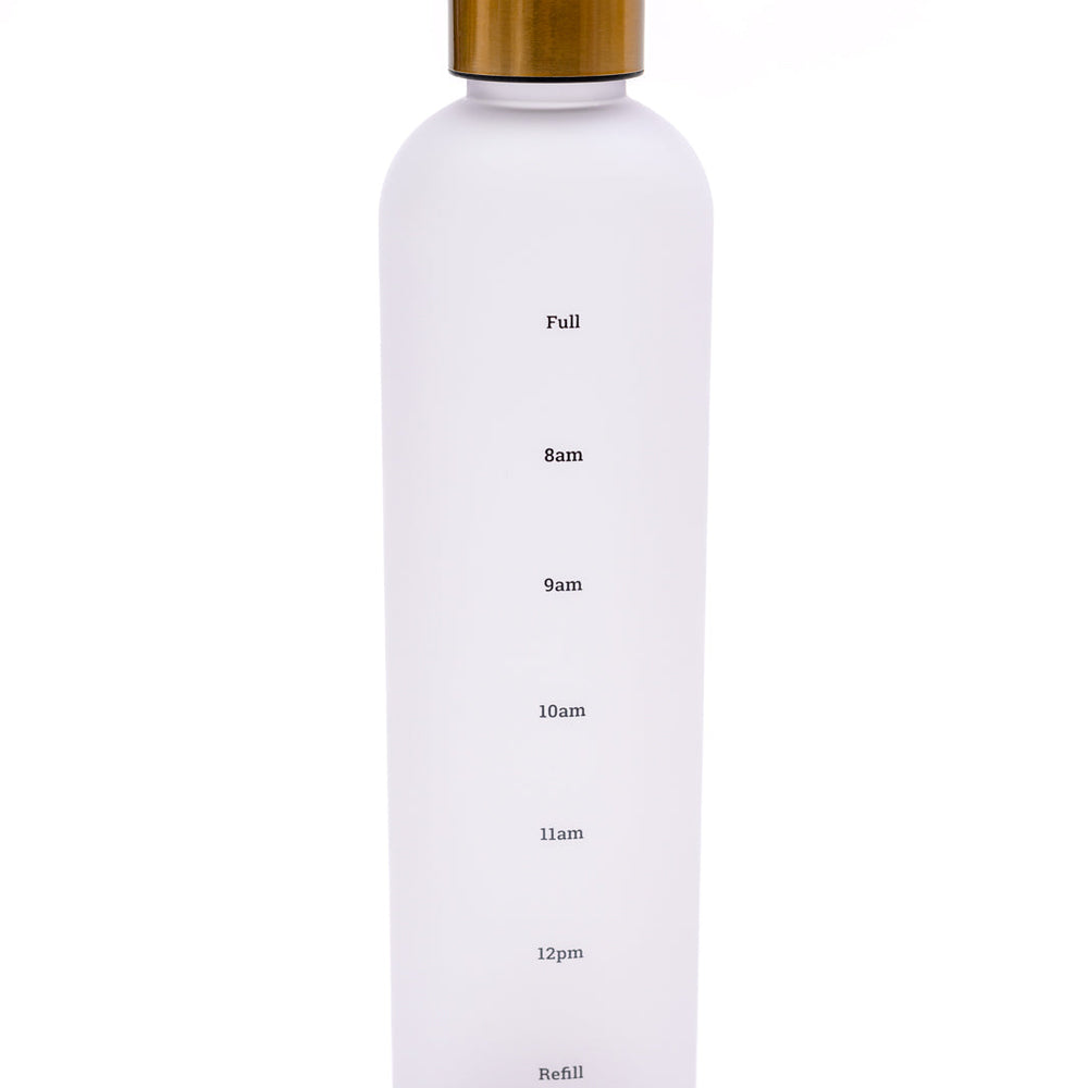 
                      
                        Sippin' Pretty 32 oz Translucent Water Bottle in White & Gold
                      
                    