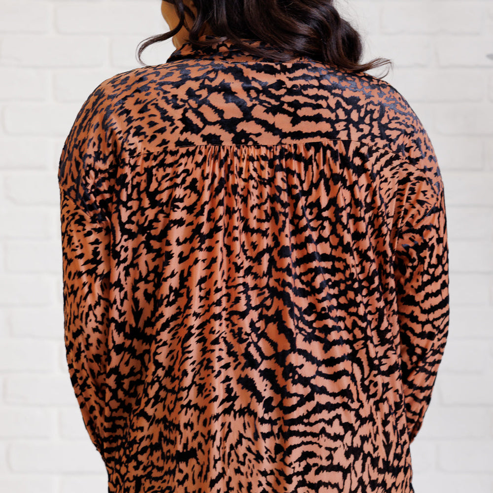 
                      
                        So Fierce Animal Print Blouse
                      
                    