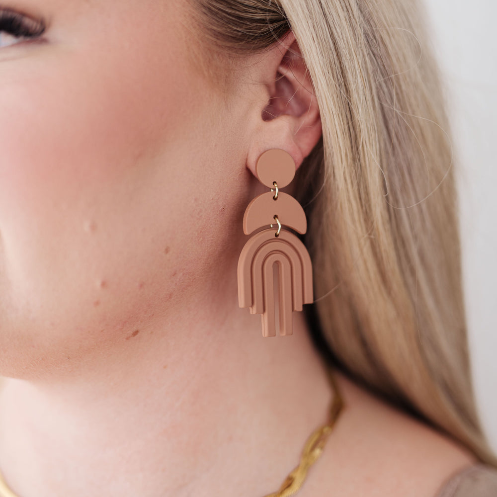 This Promise Earrings in Brown