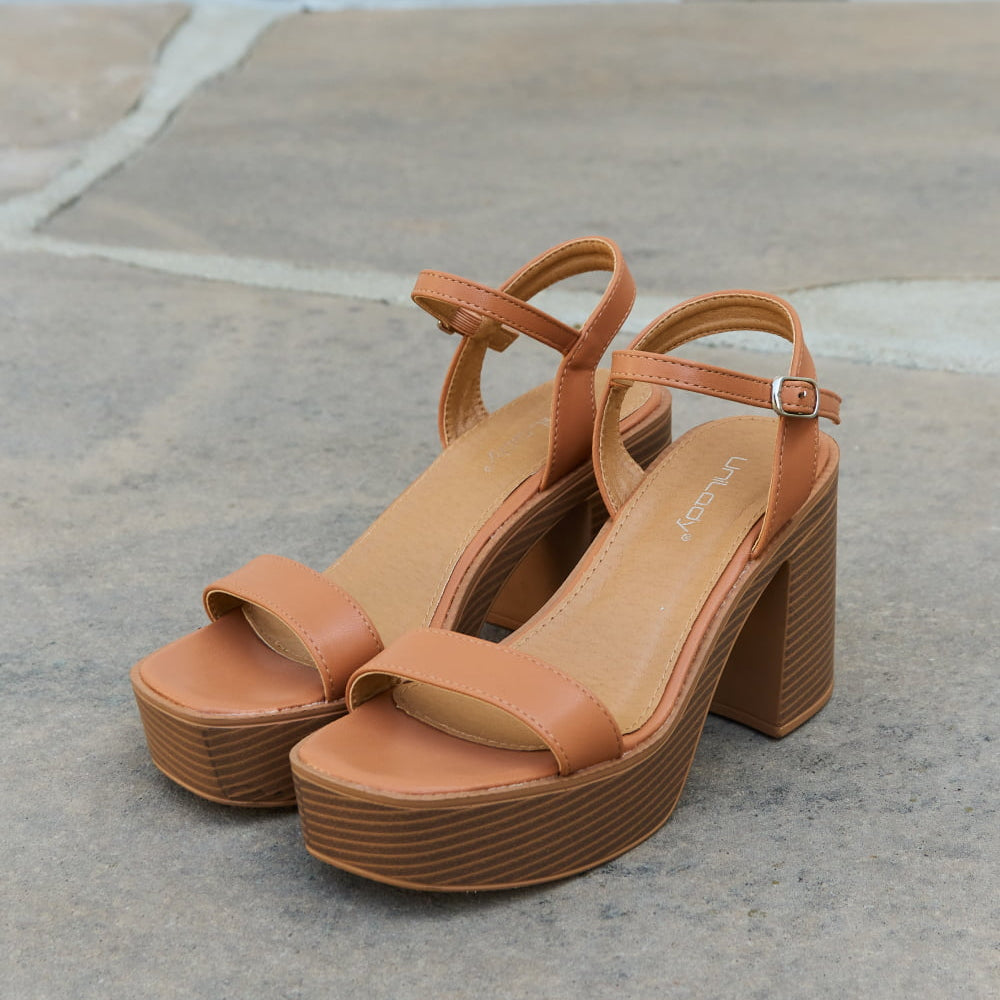 
                      
                        Weeboo Feel It Platform Heel Sandals
                      
                    