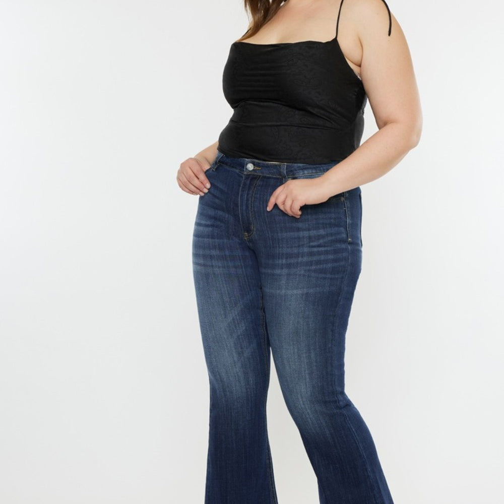 
                      
                        Kancan Full Size Mid Rise Slim Flare Jeans
                      
                    