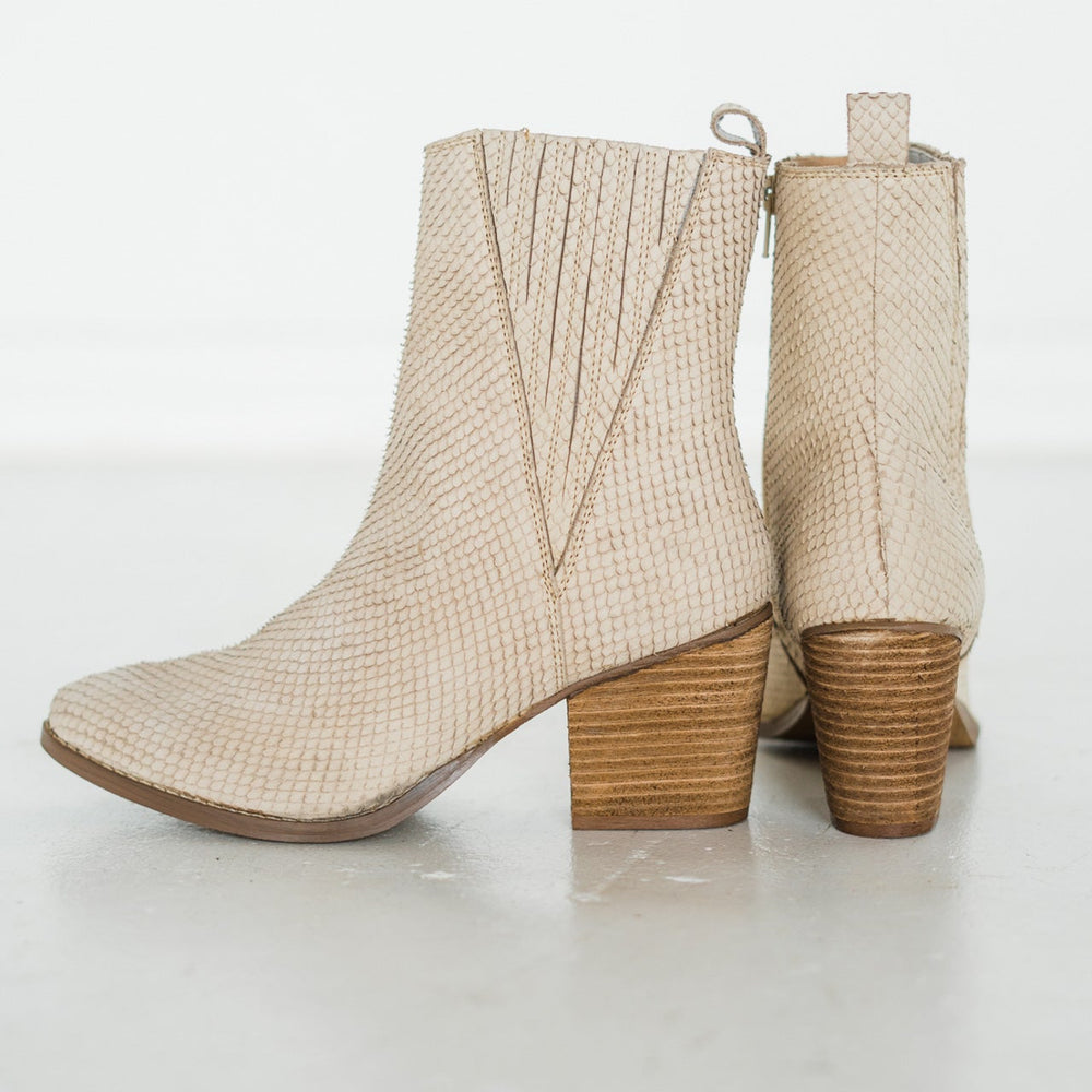 
                      
                        Taris Ankle Boot in Cream
                      
                    