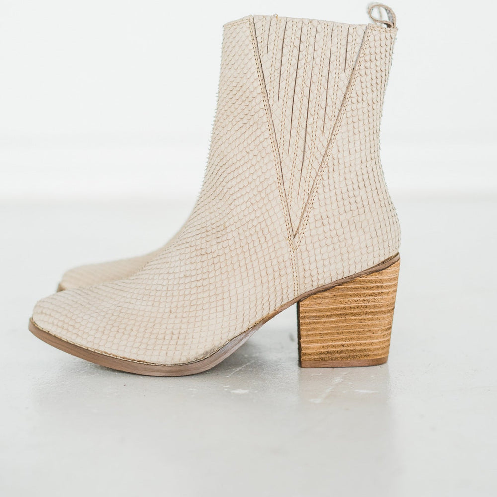 
                      
                        Taris Ankle Boot in Cream
                      
                    