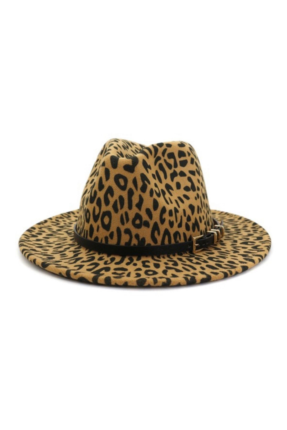leopard fedora hat