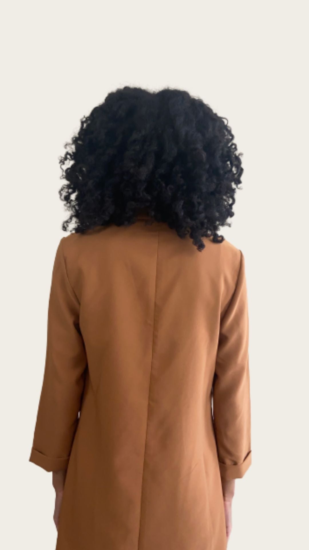 Classic Camel Long Blazer