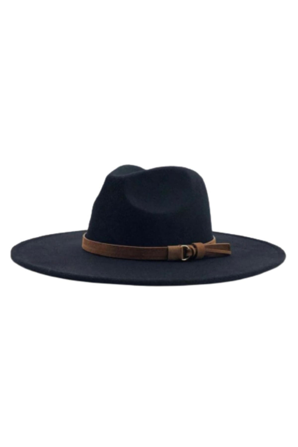 black wide brim hat womens