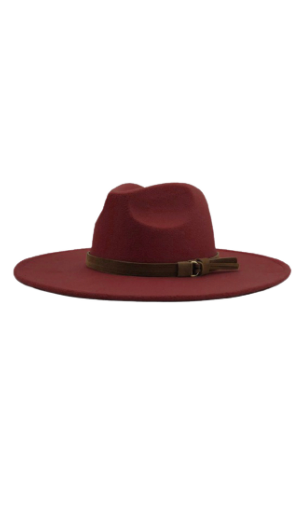 Burgundy fedora women