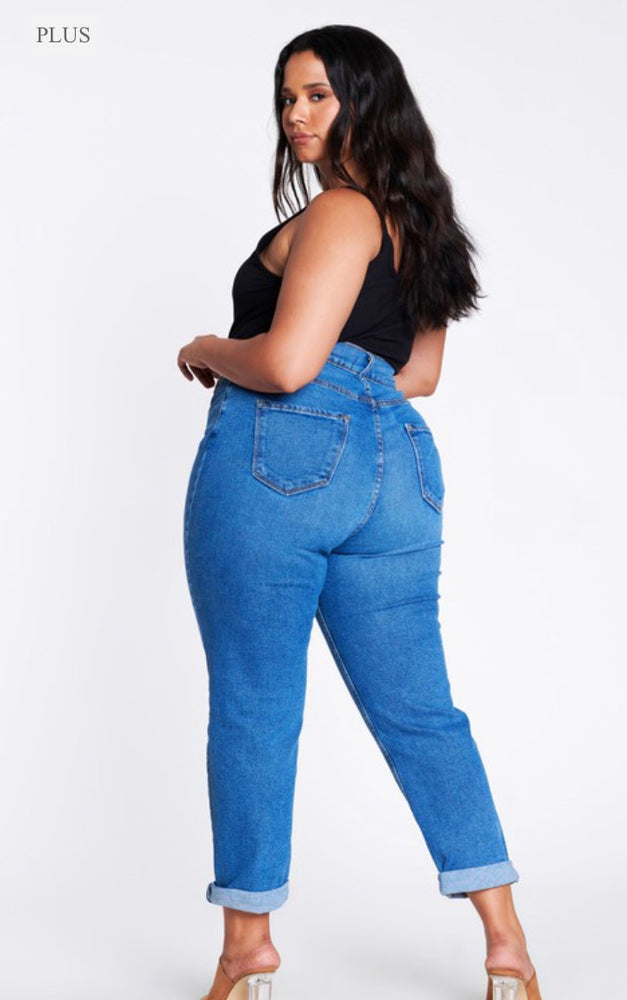 
                  
                    High Rise Mom Jeans (up to 2XL) - Fabuluxe Boutique
                  
                
